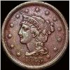 1843 Lg. Let Braided Hair Large Cent NEARLY UNCIRCULATED