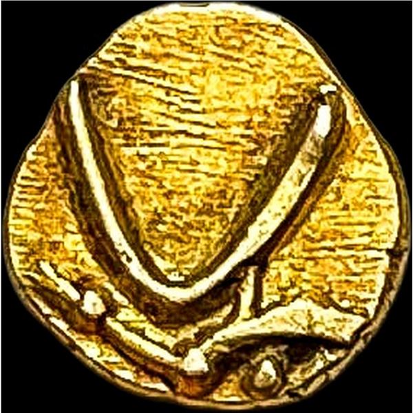 18th/19th Century India Gold Fanam HIGH GRADE