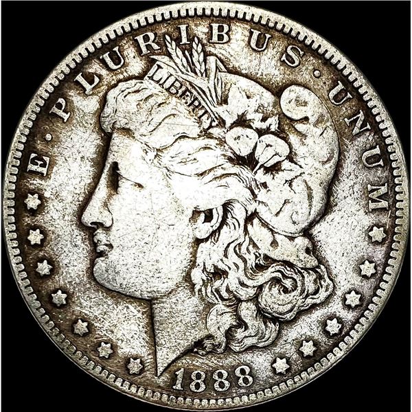 1888-O Hot Lips Morgan Silver Dollar NICE CIRC