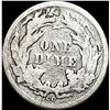 Image 2 : 1876-CC Silver Seated Liberty Dime NICELY CIRCULATED