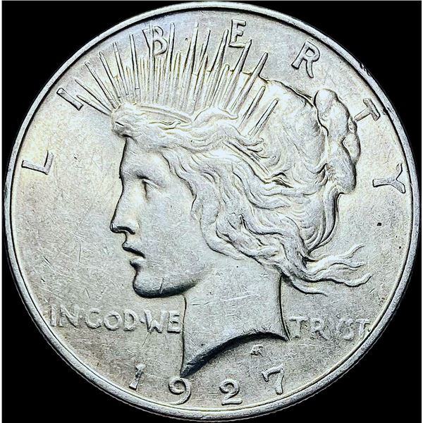 1927-D Silver Peace Dollar CHOICE AU