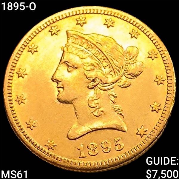 1895-O $10 Gold Eagle UNCIRCULATED