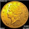 Image 1 : 1893-CC $20 Gold Double Eagle UNCIRCULATED