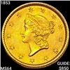 Image 1 : 1853 Rare Gold Dollar CHOICE BU