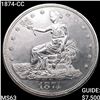 Image 1 : 1874-CC Silver Trade Dollar CHOICE BU