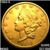 Image 1 : 1863-S $20 Gold Double Eagle UNCIRCULATED