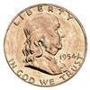 Image 2 : [4 Coins] 1954 U.S. Varied Coins 1C, 10C, 25C, 50C