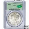 Image 1 : 1880-CC CAC Morgan Silver Dollar PCGS MS64