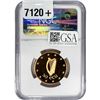 Image 2 : 1990 Ireland .4422oz Gold Ecu NGC PF69 Ultra Cameo