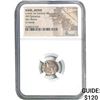 Image 1 : Gaul, Aedui c.mid 1st Cent. BC Silver Quinarius NGC