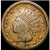 Image 1 : 1863 Civil War Token - Not One Cent NICELY CIRCULATED