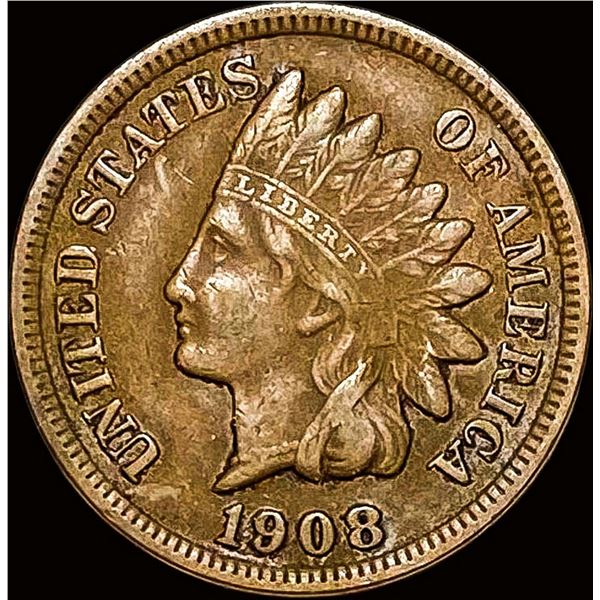 1908-S Indian Head Cent LIGHTLY CIRCULATED