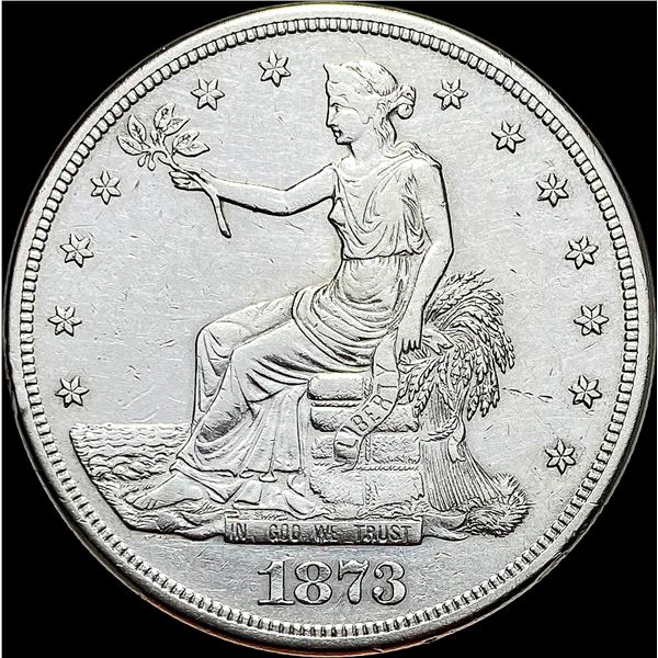1873-S Silver Trade Dollar CLOSELY UNCIRCULATED