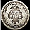 Image 2 : 1876-CC Silver Seated Liberty Dime NICELY CIRCULATED