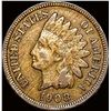Image 1 : 1908-S Indian Head Cent NICELY CIRCULATED