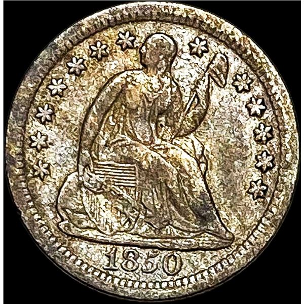 1850-O Silver Half Dime LIGHTLY CIRCULATED