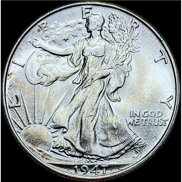 1947-P Silver Half Dollar CHOICE BU