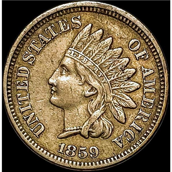 1859 Copper-Nickel Indian Head Cent NEARLY UNCIRCULATED