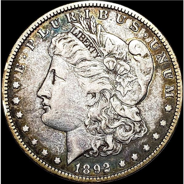 1892-O Silver Morgan Dollar ABOUT UNCIRCULATED