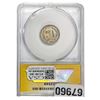 Image 2 : 1865 Nickel Three Cent ANACS MS62