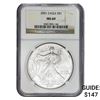 Image 1 : 2001 American Silver Eagle 1oz NGC MS69