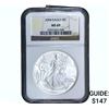 Image 1 : 2004 American Silver Dollar $1 NGC MS69