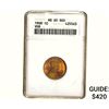 Image 1 : 1909 Wheat Cent ANACS MS65 Red, VDB