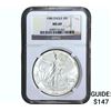 Image 1 : 1986 American Silver Dollar $1 NGC MS69