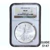 Image 1 : 1995 Silver Eagle NGC MS69