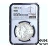 Image 1 : 1885-CC Morgan Silver Dollar NGC MS64