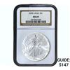 Image 1 : 2005 American Silver Eagle 1oz NGC MS69