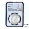 Image 1 : 1884-CC Morgan Silver Dollar NGC MS63