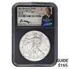 Image 1 : 2020-W American Silver Eagle 1oz NGC MS70 Burnished