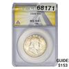 Image 1 : 1949 Franklin Half Dollar ANACS MS64 FBL
