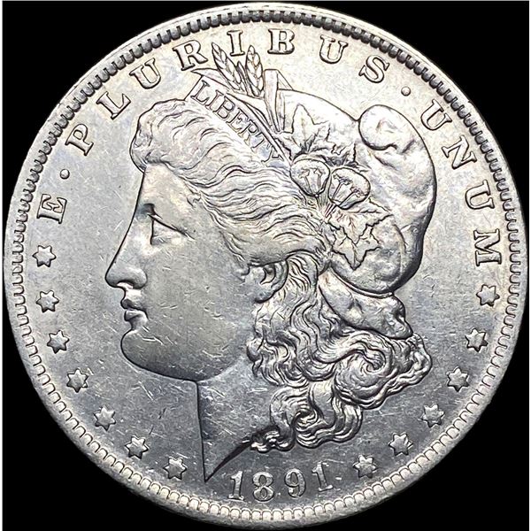 1891-O Silver Morgan Dollar NEARLY UNCIRCULATED