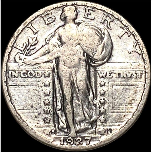 1927-S Standing Liberty Quarter LIGHTLY CIRCULATED