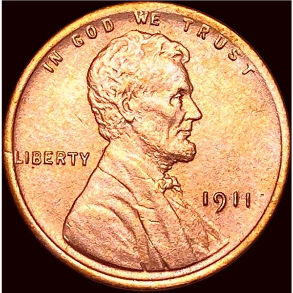 1911 Red Lincoln Wheat Cent UNCIRCULATED
