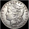 Image 1 : 1891-CC Silver Morgan Dollar ABOUT UNCIRCULATED