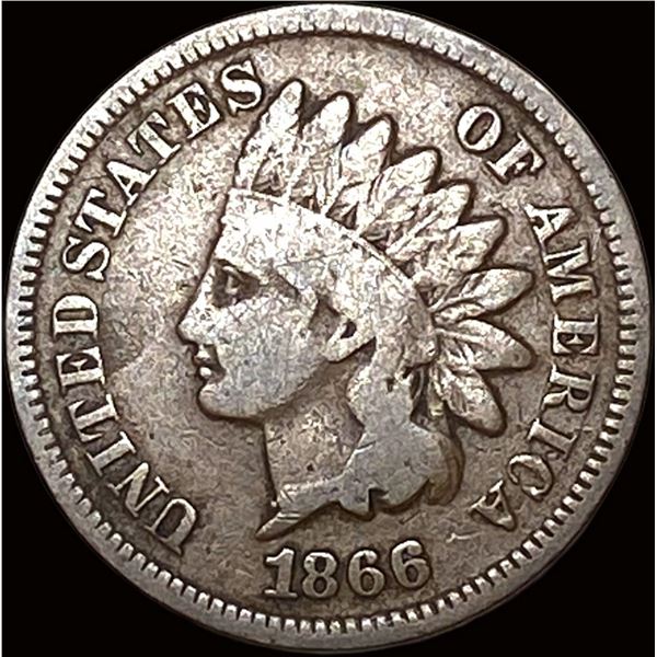 1866 Indian Head Cent NICELY CIRCULATED