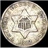 Image 1 : 1852 Silver Three-Cent Piece NICELY CIRCULATED