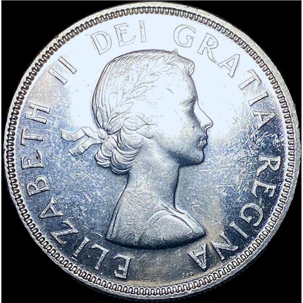 1955 Silver Dollar Canada CHOICE BU
