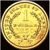 Image 2 : 1854 $1 Gold Type 1 Liberty Head CLOSELY UNCIRCULATED