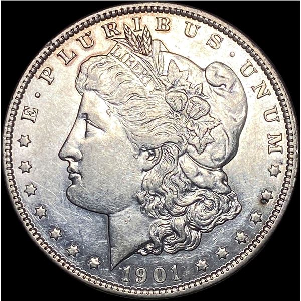1901 Silver Morgan Dollar CLOSELY UNCIRCULATED