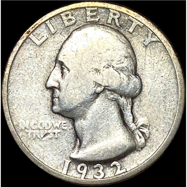 1932-S Silver Washington Quarter LIGHTLY CIRCULATED
