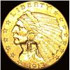 Image 1 : 1913 Indian Head Gold $2.50 Quarter Eagle CLOSELY UNCIRCULATED