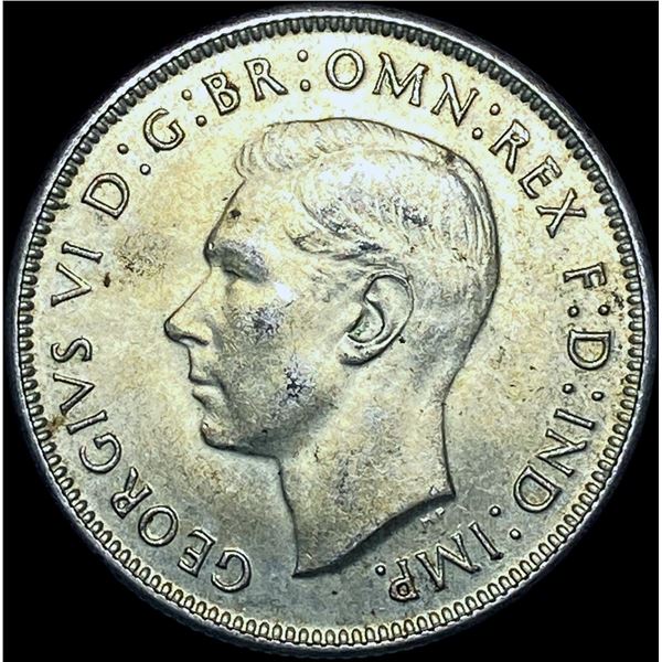 1943-S Silver Florin Australia CHOICE AU