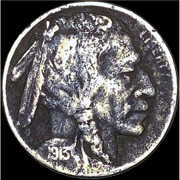 1913-D Type 2 Buffalo Nickel NICELY CIRCULATED