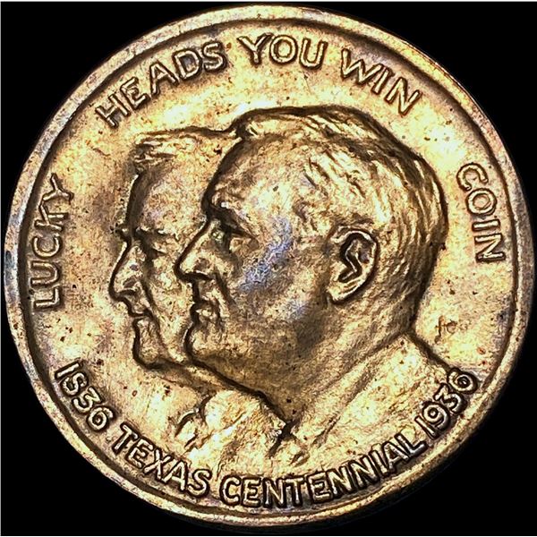 1936 Texas Centennial Lucky Coin CHOICE BU