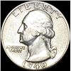 Image 1 : 1940-S Silver Washington Quarter CLOSELY UNCIRCULATED