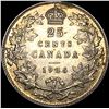 Image 2 : 1936 Canada Silver 25 Cents CLOSELY UNCIRCULATED